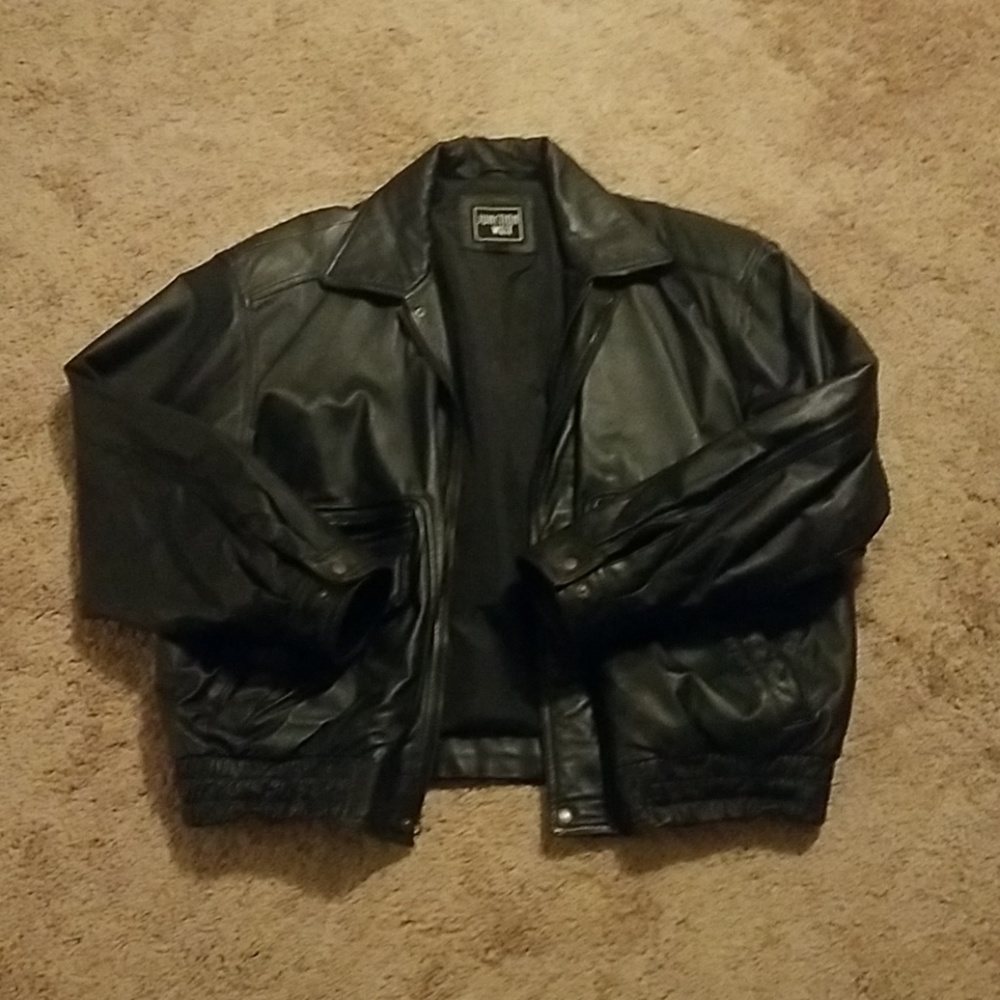 100% Leather Coat